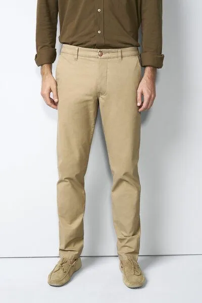 M 5 BY MEYER M 5 BY MEYER Chino mit Stretchbund, Braun (sand), – Produktbild 5 von 8