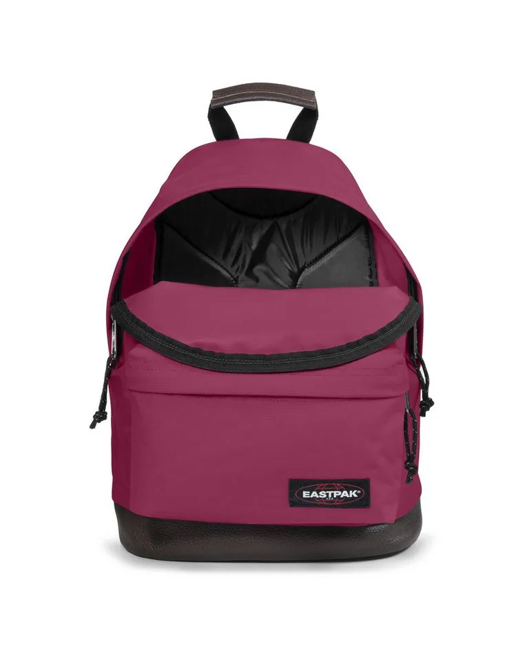 Eastpak Eastpak Freizeitrucksack WYOMING, Schulrucksack, City Daypack mit verstärktem Boden aus Leder, Rot, – Produktbild 3 von 3