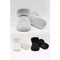 bistyle bistyle Kurzsocken (3er Pack), Frottee-Innen ABS Anti-Rutsch;Plüsch;GOTS – Produktbild 1 von 1