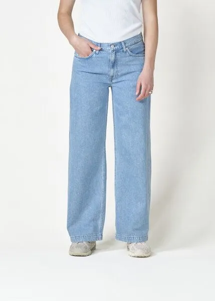 Klitmøller Klitmøller Jeanshose Wide Leg Modell: Amelia, Light blue stonewash, – Produktbild 1 von 4