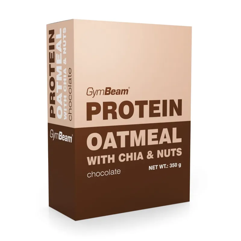 GymBeam Food GymBeam Protein-Haferflocken mit Chia und Nüssen 350 g Schokolade – Produktbild 1 von 1