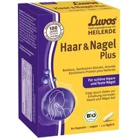 Luvos Luvos Heilerde-Kapseln "Haar & Nagel Plus", 28 g (60 Kapseln) – Produktbild 1 von 1