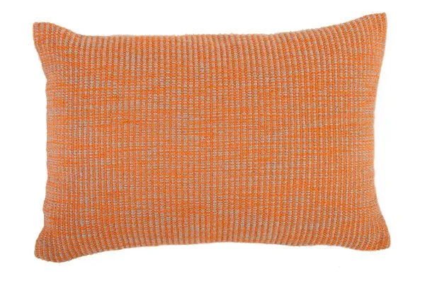 liv interior liv interior Recyceltes In-/Outdoor Kissen MELANGE, Orange, – Produktbild 4 von 4