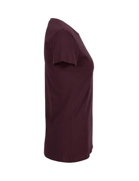 Neutral® - 3FREUNDE Neutral® - 3FREUNDE Frauen Fit T-Shirt, Bordeaux, – Produktbild 2 von 3