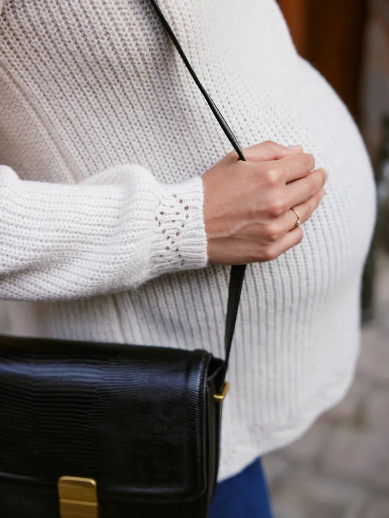Envie De Fraise Wende-Pullover für Schwangerschaft und Stillzeit ENVIE DE FRAISE vanille, Vanille, – Produktbild 3 von 4