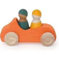 Grimms Grimms Großes Cabrio Spielzeugauto aus Lindenholz, orange lasiert Maße 13 x 9 x 7 cm – Produktbild 1 von 1