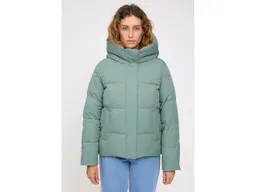 Mazine MAZINE Damen-Steppjacke 'Basic Puffer' mit großer Kapuze, jade, Gr. S – Produktbild 1 von 1