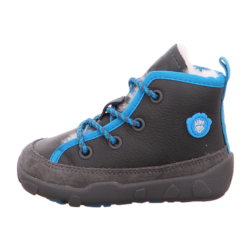 Affenzahn Affenzahn Winterschuh Leder Easy für Kinder, grau, Größe 29 EU, Grau, – Produktbild 2 von 7