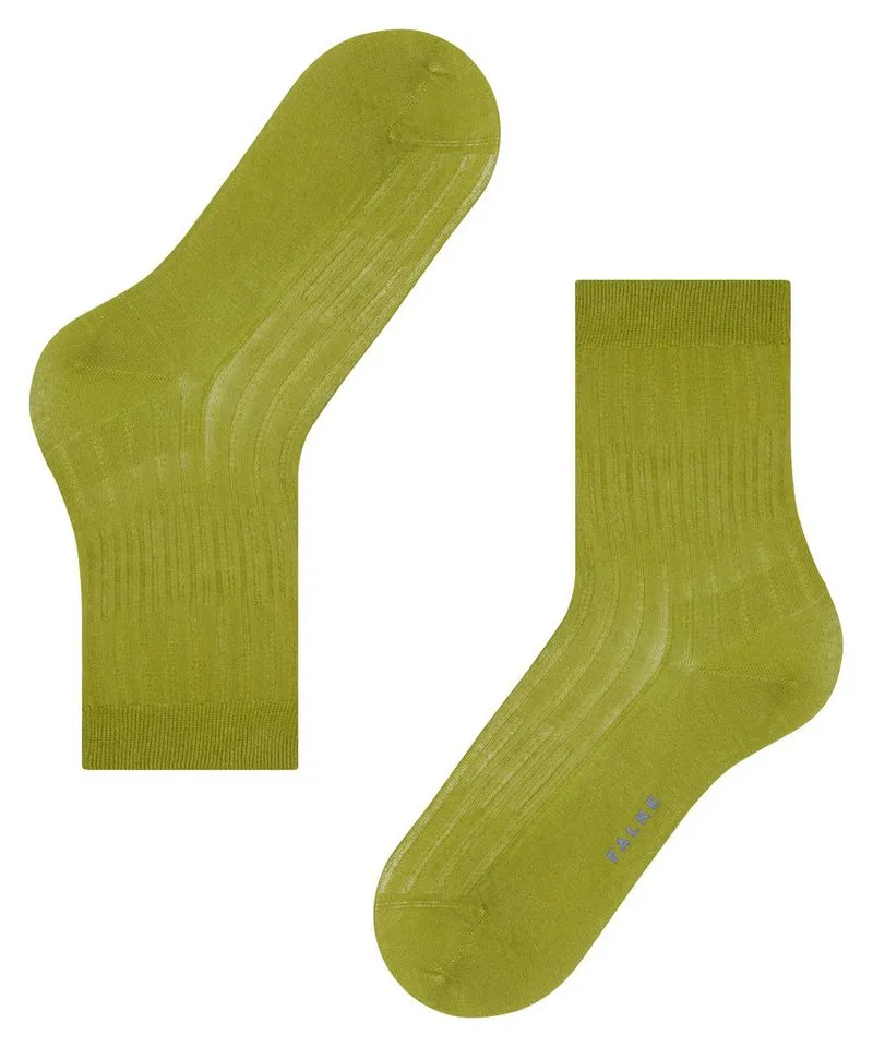 Falke Falke Socken FALKE Dash Rib Damen (1-Paar) raffinierte Strickstruktur mit vertikalen Rippen, Grün, – Produktbild 5 von 5