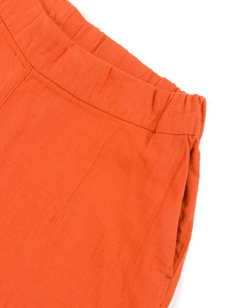 Bleed Bleed Sheersugger Hose Orange-Braun – Produktbild 3 von 4