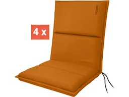 Doppler doppler Auflage "CITY" für Niederlehner, 4er-Pack, 100x48x6 cm, Polyester, orange – Produktbild 1 von 1