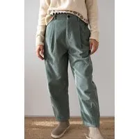 TWOTHIRDS TWOTHIRDS Damen vegan Hose Haruku Aus Cord Grün – Produktbild 1 von 1