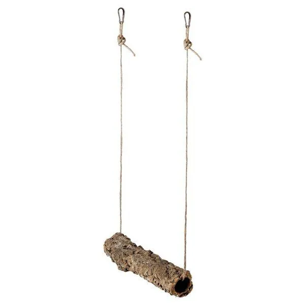Kork-Deko Kork-Deko Naturkork-Kugel als Vogel-Schaukel | ⌀ = 4 cm | Vogel-Spielzeug – Produktbild 6 von 8
