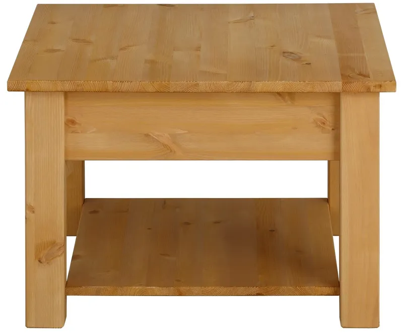 OTTO home Couchtisch Chicago (Couchtisch, Sofatisch, OTTOs Choice), in zwei Größen, Landhausstil, zusätzlicher Stauraum, Beige, – Produktbild 5 von 8
