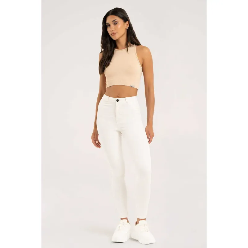 Gym Glamour Skinny Jeans Damen Gym Glamour, Blanc, – Produktbild 1 von 1