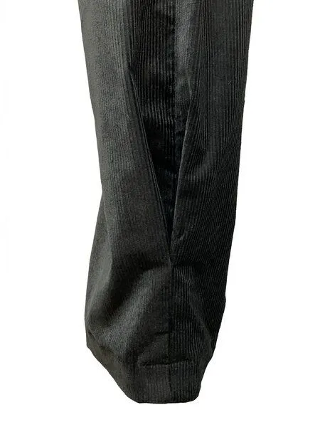 Golden Circle Clothing Golden Circle Clothing Barrel-Cordhose mit Gummibund, Schwarz, – Produktbild 4 von 4