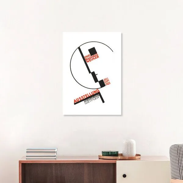 Photocircle Photocircle Poster / Leinwandbild - Bauhaus Austellung Weimar 1923 (weiß) – Produktbild 8 von 8