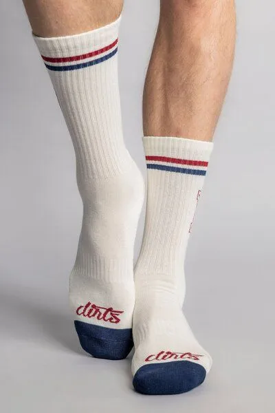 DIRTS dirts College Socks, Off white, – Produktbild 3 von 4