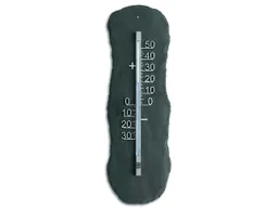 Analoges Außenthermometer aus Schiefer, schwarz – Produktbild 1 von 1