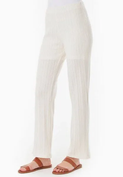 ORGANICATION ORGANICATION Hose aus Bio-Baumwolle, Off white, – Produktbild 3 von 4