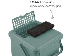 rotho rotho Aktivkohle-Ersatzfilter für Komposteimer "BIO" 3 Stk. – Produktbild 1 von 1