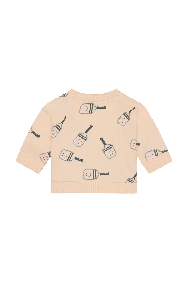 Noppies Baby Sweater all over print, Beige, – Produktbild 3 von 4