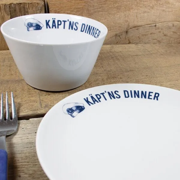 Bow & Hummingbird Bow & Hummingbird Porzellanteller Käpt´ns Dinner – Produktbild 2 von 4