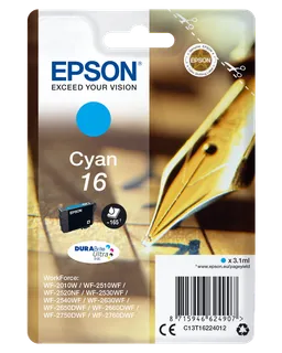 Epson Epson Tintenpatrone T1622/ 16 cyan – Produktbild 1 von 1
