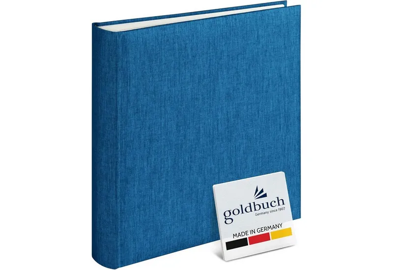 Goldbuch Goldbuch Fotoalbum GOLDBUCH Fotoalbum Summertime 100 weiße Seiten mit Trennblättern 30x31, Blau, – Produktbild 1 von 5