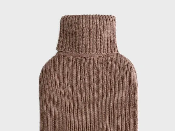 Yumeko Wärmflaschenbezug “Yumeko” aus Bio-Baumwolle, Cocoa brown, – Produktbild 4 von 4