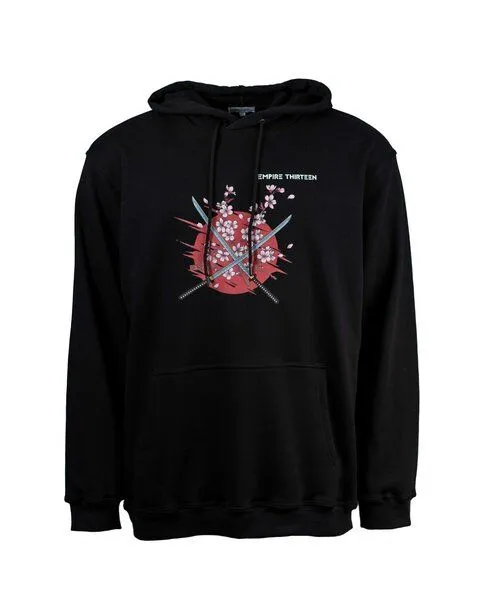 EMPIRE-THIRTEEN EMPIRE-THIRTEEN Hoodie SAKURA, Schwarz, – Produktbild 1 von 4
