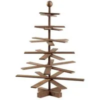 Habitree Habitree - nachhaltiger Weihnachtsbaum aus Holz - S - 95cm, Kebony clear wood (dunkel), – Produktbild 1 von 1