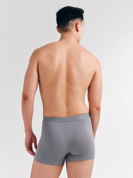 erlich textil erlich textil Casual Cotton Pants, enge Boxershorts aus Bio-Baumwolle, made in Europe, Steingrau, – Produktbild 4 von 6