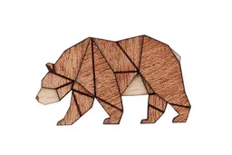 BeWooden BeWooden Holzbrosche „Walking Bear“ – Produktbild 1 von 1