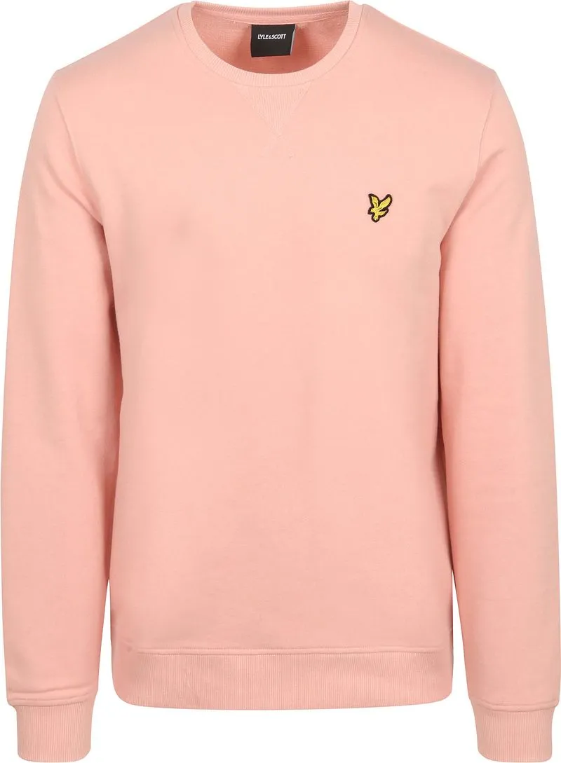 Lyle and Scott Lyle & Scott Sweat Crewneck Grapefruit Rosa - Größe S, Pink, – Produktbild 2 von 3