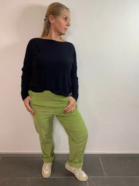 YogiLiebe YogiLiebe Cordhose "Cozy" Bio-Baumwolle, Creme, – Produktbild 2 von 3