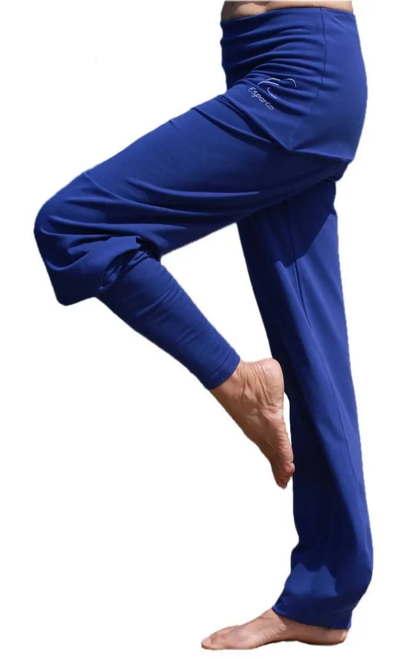 ESPARTO ESPARTO Yogahose Yogahose Sooraj - das Original in Bio-Baumwolle mit elastischem Bund, Blau, – Produktbild 3 von 3