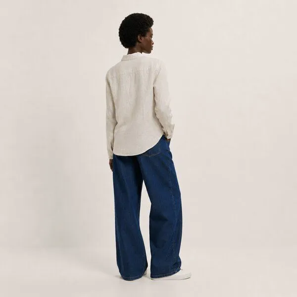 YTWOO YTWOO Damen Leinenbluse, Linen, – Produktbild 4 von 4