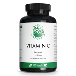 Green Naturals Green Naturals Vitamin C 1250 mg liposomal Kapseln vegan – Produktbild 1 von 1
