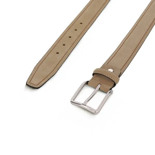 Nae Vegan Shoes Nae Vegan Shoes NAE Gavet Herren-Gürtel aus vegane Nubuk, Beige, – Produktbild 2 von 2