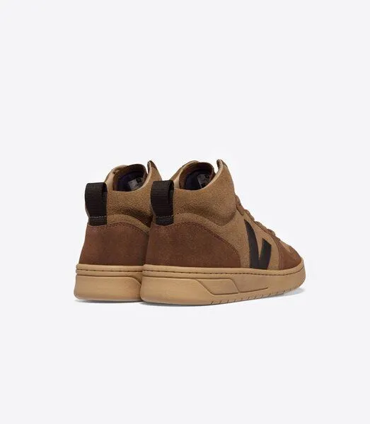 Veja Veja Sneaker Herren - V-15 Suede, Brown-black (braun), – Produktbild 3 von 3