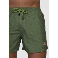 Narwal Narwal Badehose mit Print, Grün (labyrinth), – Produktbild 1 von 1