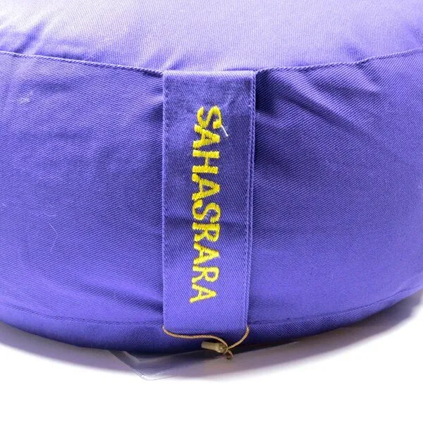 Just Be Just Be Chakra Meditations- und Yogakissen, rund, Violett, – Produktbild 3 von 4