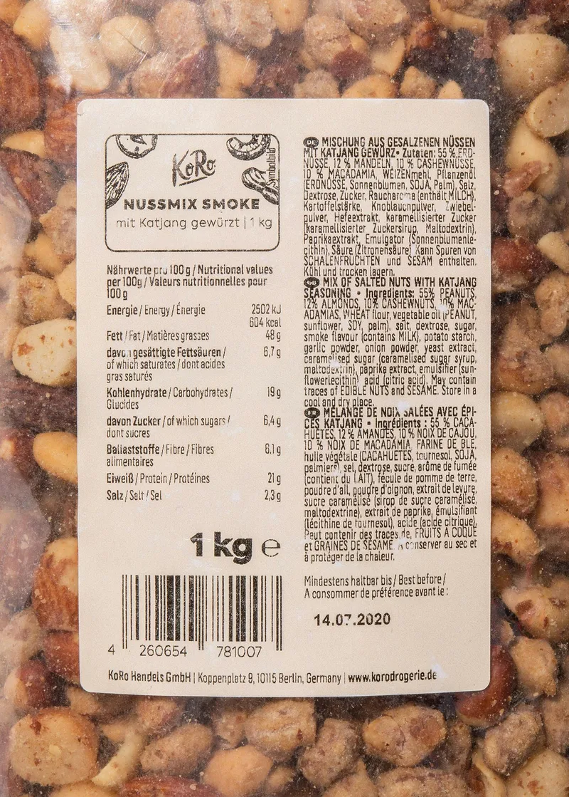 KoRo Nussmix Smoke 1 kg – Produktbild 3 von 5