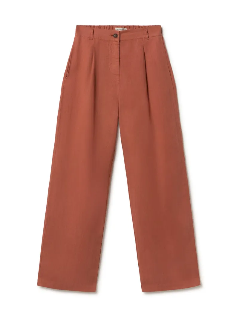 TWOTHIRDS TWOTHIRDS Damen vegan Hose Poivre Sienna, Braun, – Produktbild 1 von 2