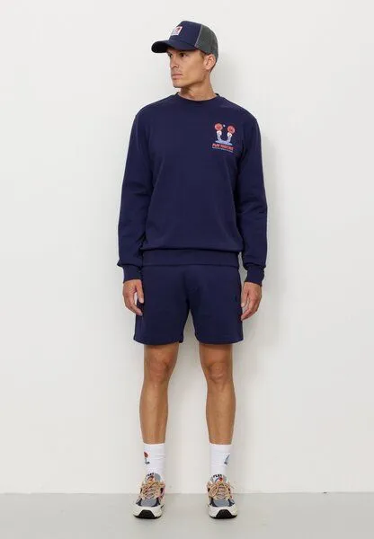 recolution Herren Sweatshirt aus Baumwolle - TAMARILLO PLAY TOGETHER - recolution, Eclipse blue (blau), – Produktbild 2 von 4