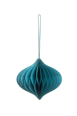 Tranquillo Papieranhänger PETROL DROP - blau – Produktbild 1 von 1