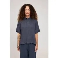 Mazine Mazine Kurzarm-Bluse, Ink blue, – Produktbild 1 von 1