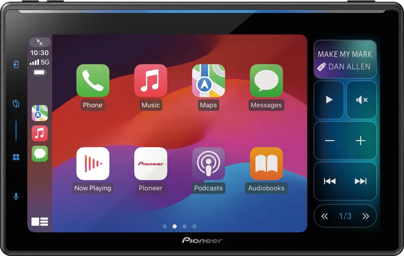 Pioneer Pioneer 10 Zoll Moniceiver Kit inkl. Reisemobil Navi-App 3J Kartenupdate für Ford Transit, Schwarz, – Produktbild 2 von 2