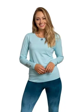 The Spirit of OM The Spirit of OM Longsleeve Bambus Ice Blue – Produktbild 1 von 1